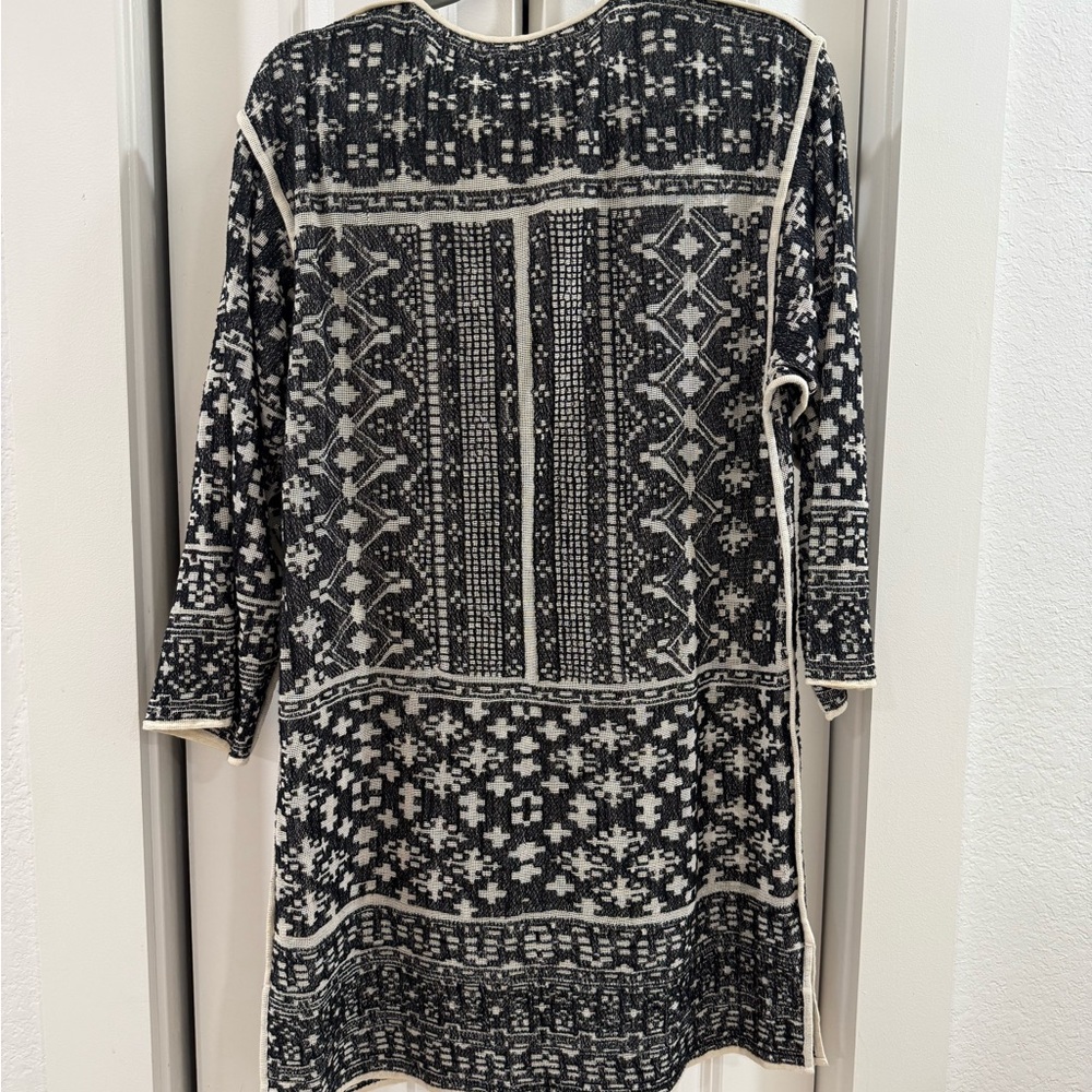 Isabel Marant Black and White Patterned tunic - Picture 2 of 5